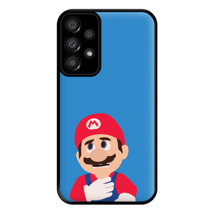 Worried Mario Phone Case for Galaxy A33