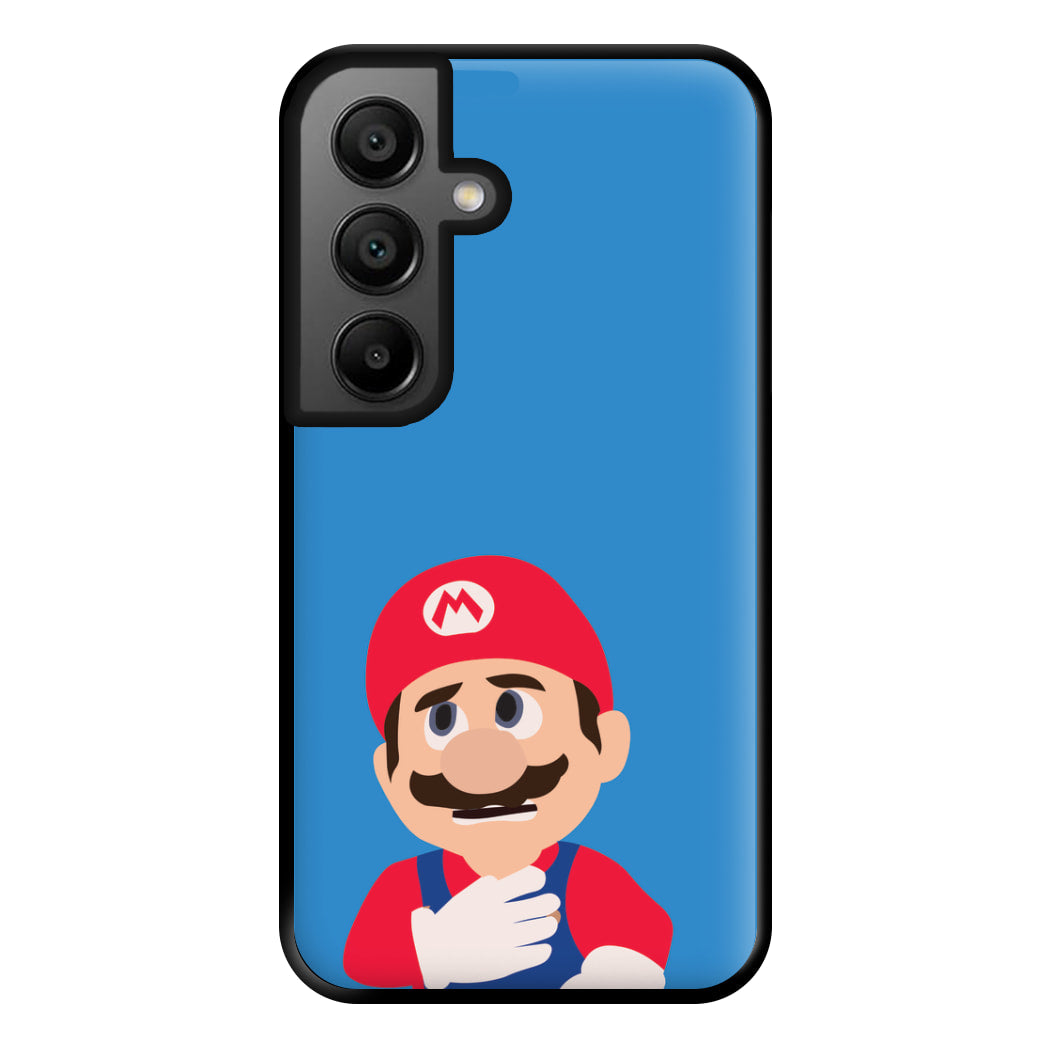 Worried Mario Phone Case for Google Pixel 8