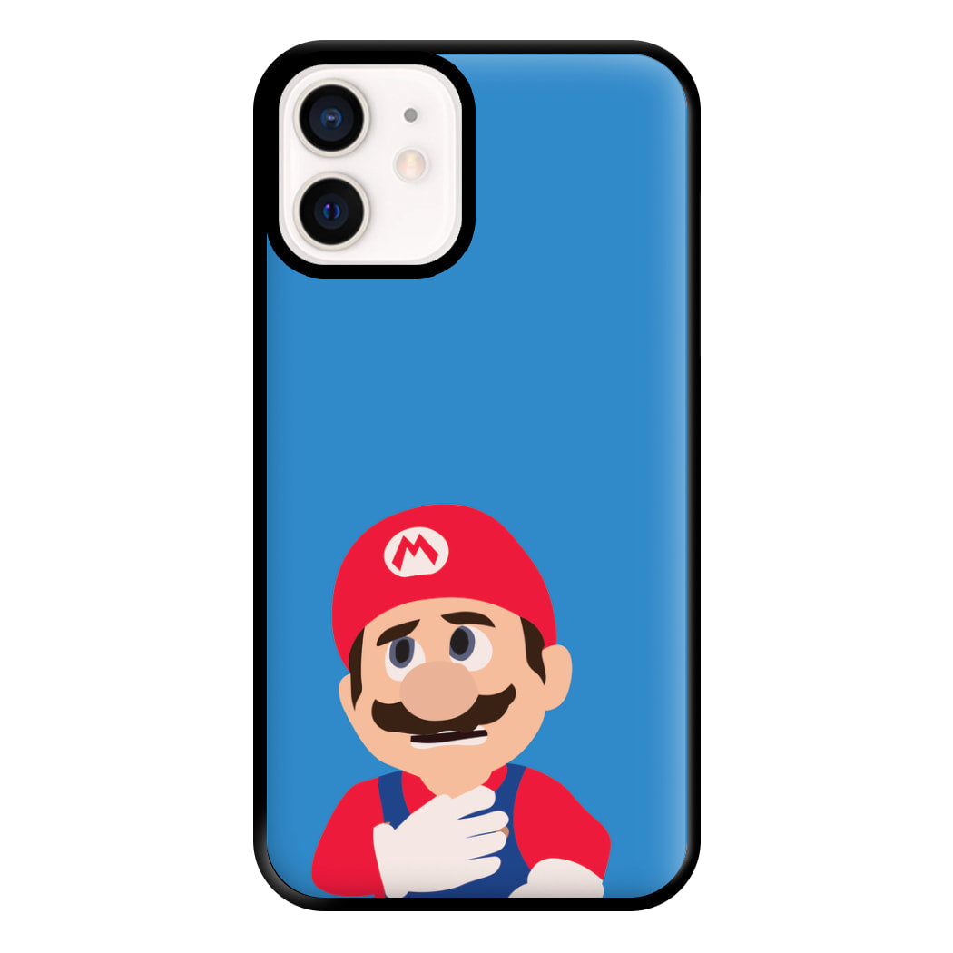 Worried Mario Phone Case for iPhone 13 Mini