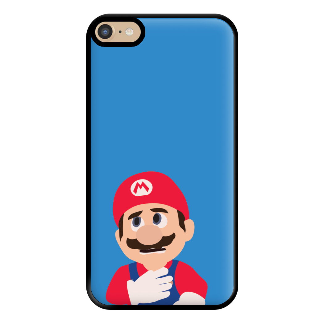 Worried Mario Phone Case for iPhone 6 Plus / 7 Plus / 8 Plus