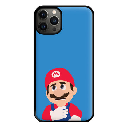 Worried Mario Phone Case for iPhone 13