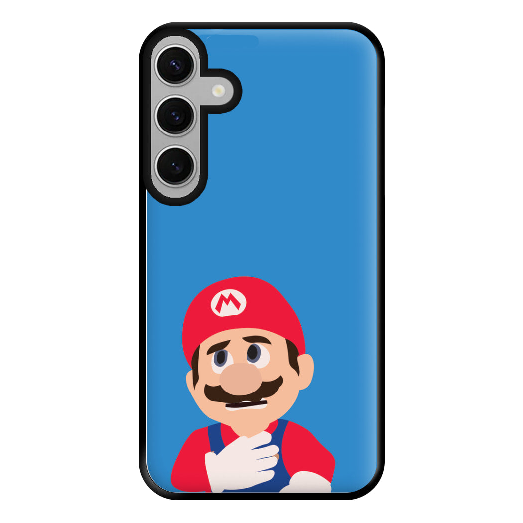 Worried Mario Phone Case for Galaxy S24FE