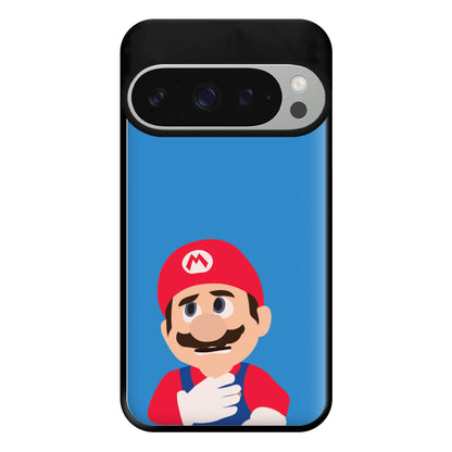 Worried Mario Phone Case for Google Pixel 9 Pro XL