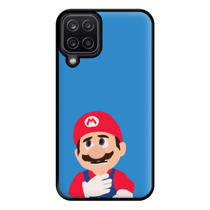 Worried Mario Phone Case for Galaxy A12