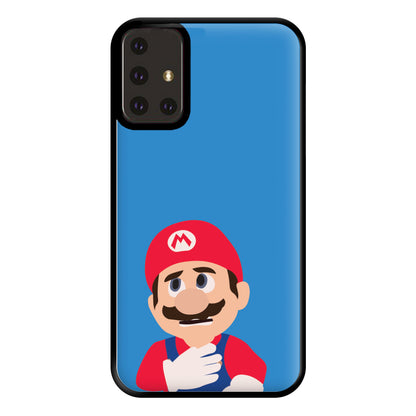 Worried Mario Phone Case for Galaxy A71