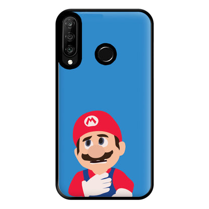 Worried Mario Phone Case for Huawei P30 Lite