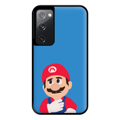 Worried Mario Phone Case for Galaxy S20FE