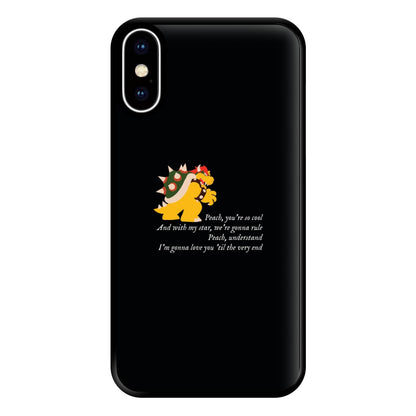 Peach, You're So Cool Phone Case for iPhone XS Max