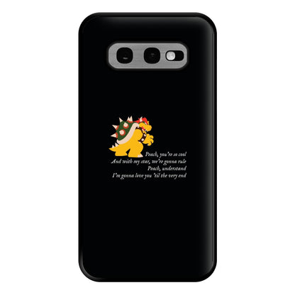 Peach, You're So Cool Phone Case for Galaxy S10e