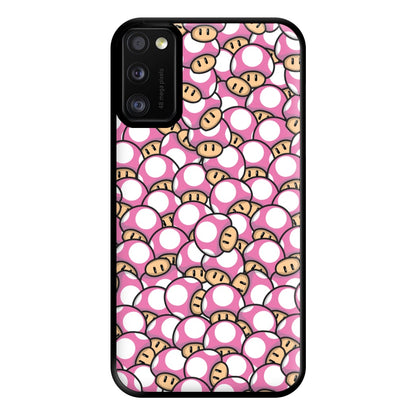 Mushroom Pattern - Pink Phone Case for Galaxy A41