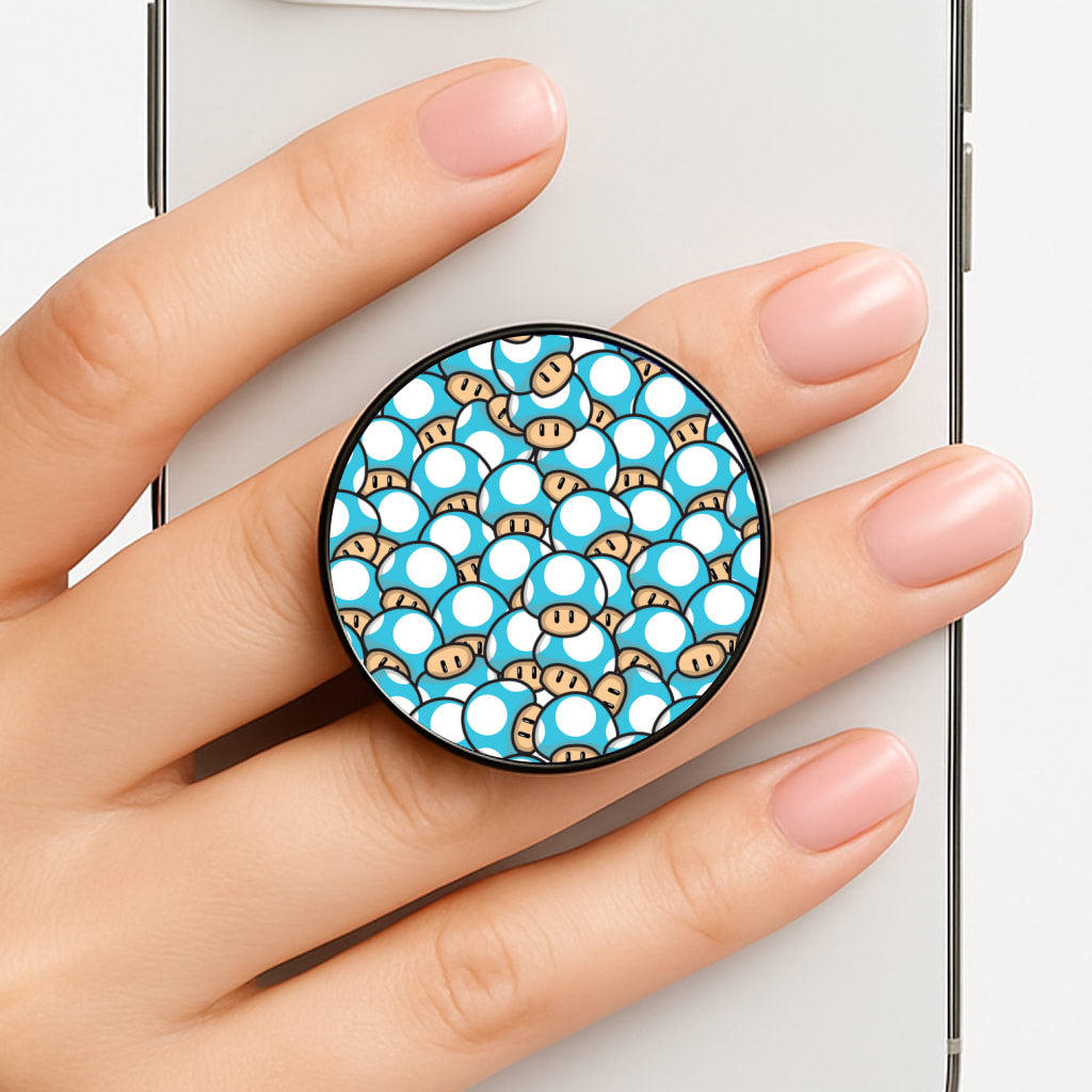 Mushroom Pattern - Light Blue FunGrip