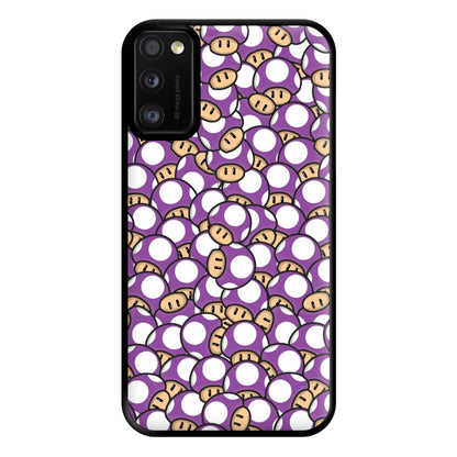 Mushroom Pattern - Purple Phone Case for Galaxy A41