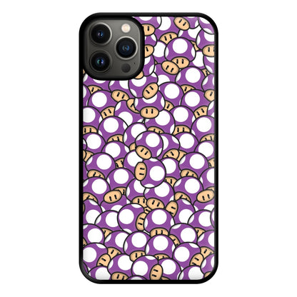 Mushroom Pattern - Purple Phone Case for iPhone 13