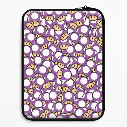 Mushroom Pattern - Purple Universal Laptop Sleeve