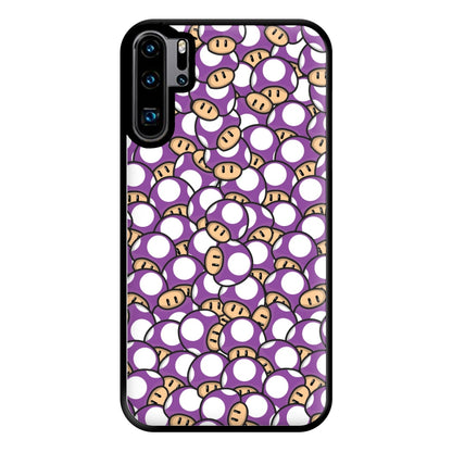 Mushroom Pattern - Purple Phone Case for Huawei P30 Pro