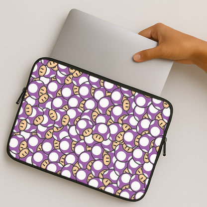 Mushroom Pattern - Purple MacBook Case