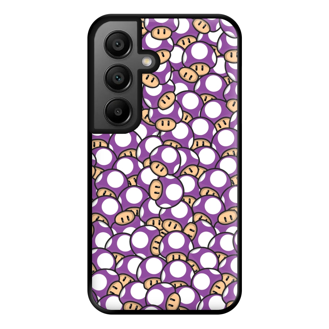 Mushroom Pattern - Purple Phone Case for Google Pixel 8