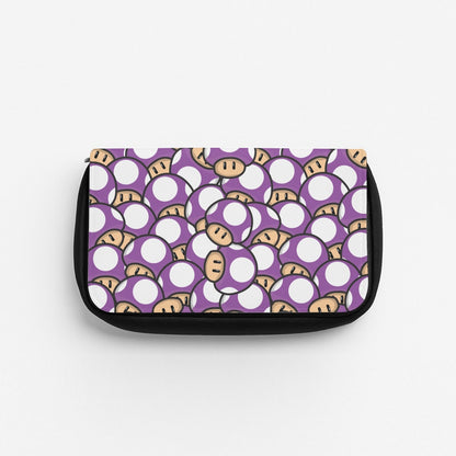 Mushroom Pattern - Purple Pencil Case