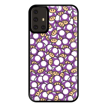 Mushroom Pattern - Purple Phone Case for Galaxy A71