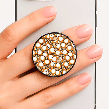 Mushroom Pattern - Orange FunGrip