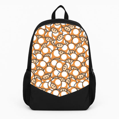 Mushroom Pattern - Orange Backpack