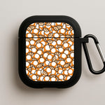 Mushroom Pattern - Orange AirPods Case