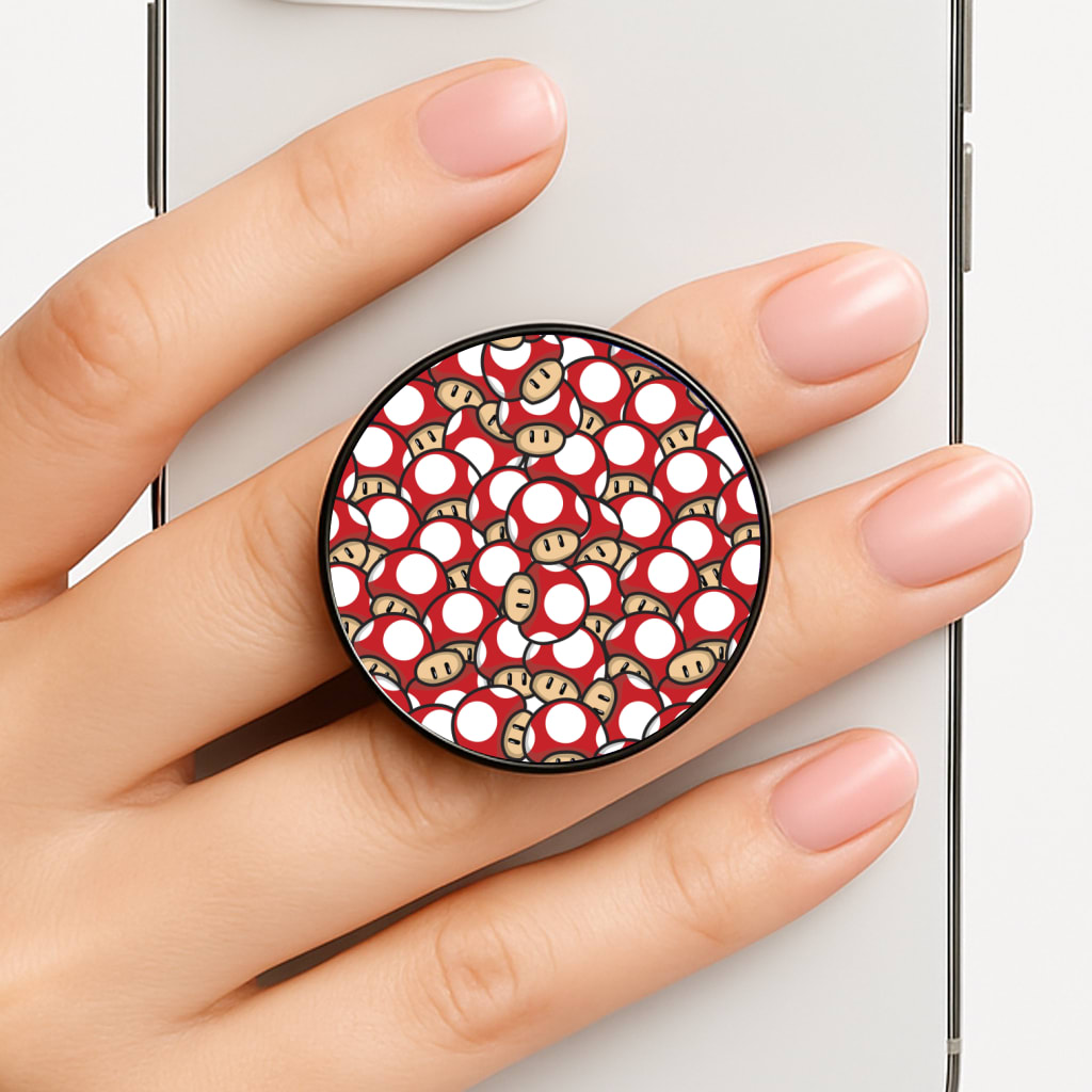 Mushroom Pattern - Red FunGrip
