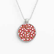 Mushroom Pattern - Red Necklace 3