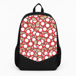 Mushroom Pattern - Red Backpack