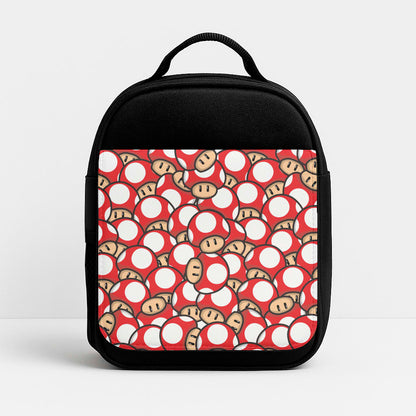 Mushroom Pattern - Red Lunchbox
