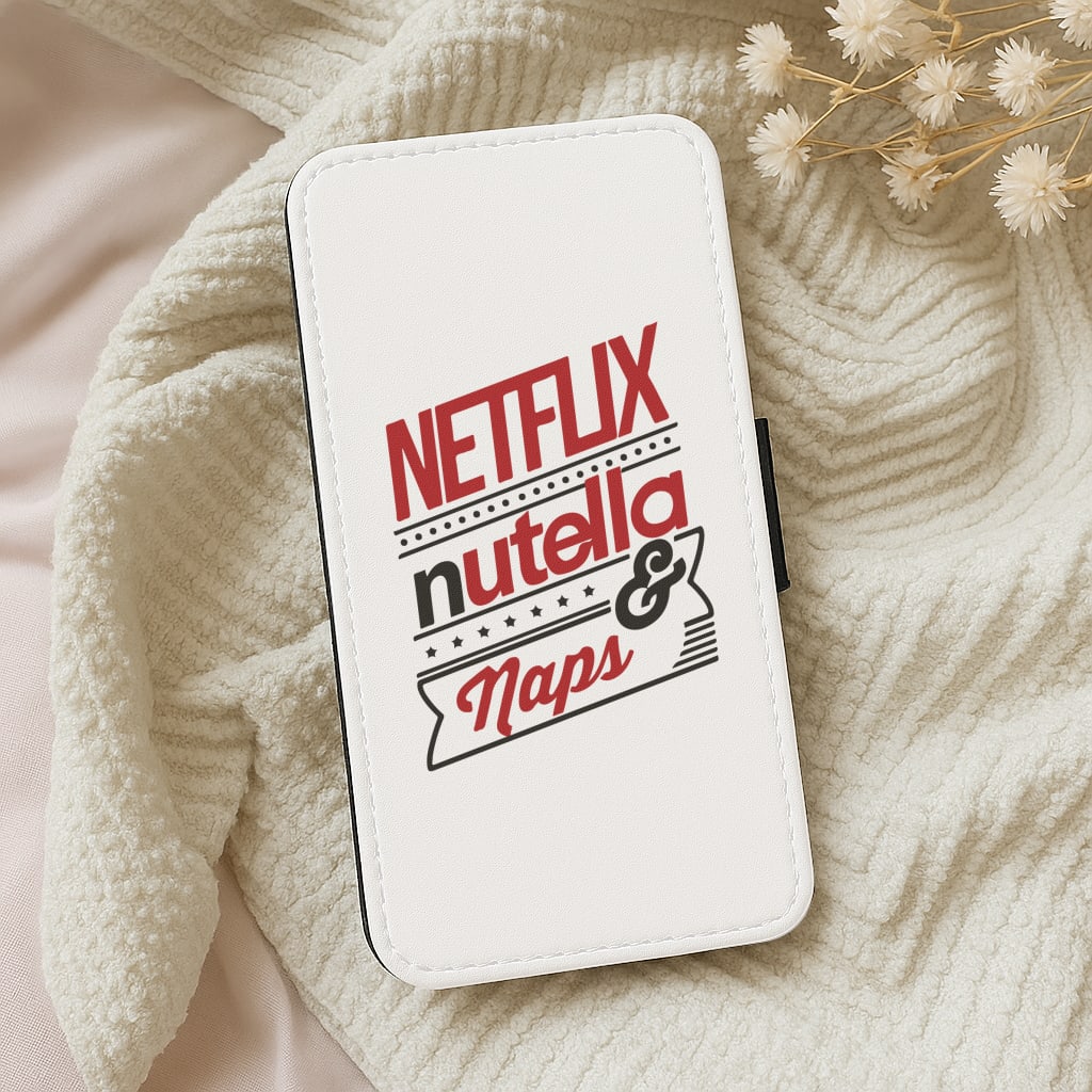 Nutella, Netflix & Naps Wallet Phone Case