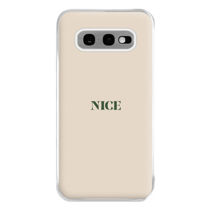 Nice - Naughty Or Nice  Phone Case for Galaxy S10e