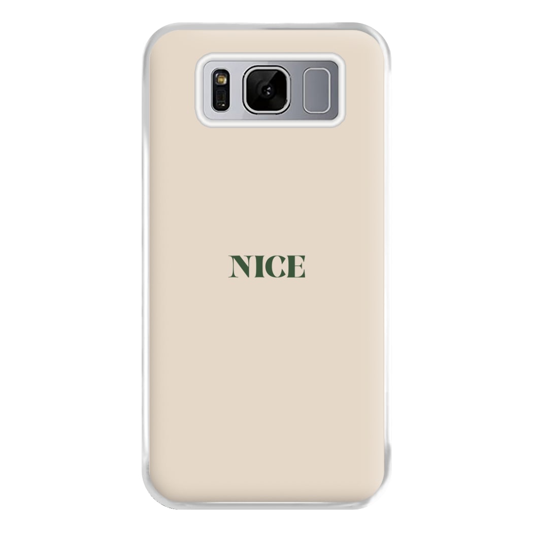 Nice - Naughty Or Nice  Phone Case for Galaxy S8 Plus