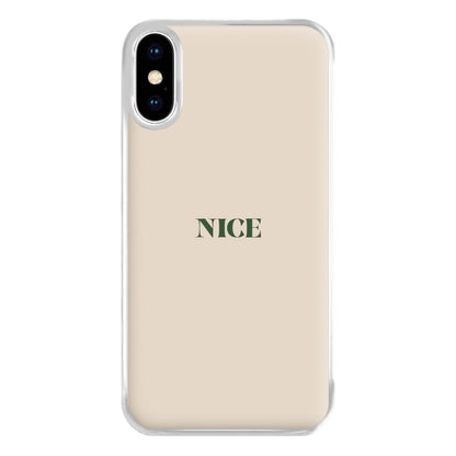 Nice - Naughty Or Nice  Phone Case for iPhone XS Max