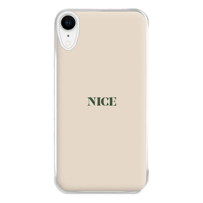 Nice - Naughty Or Nice  Phone Case for iPhone XR