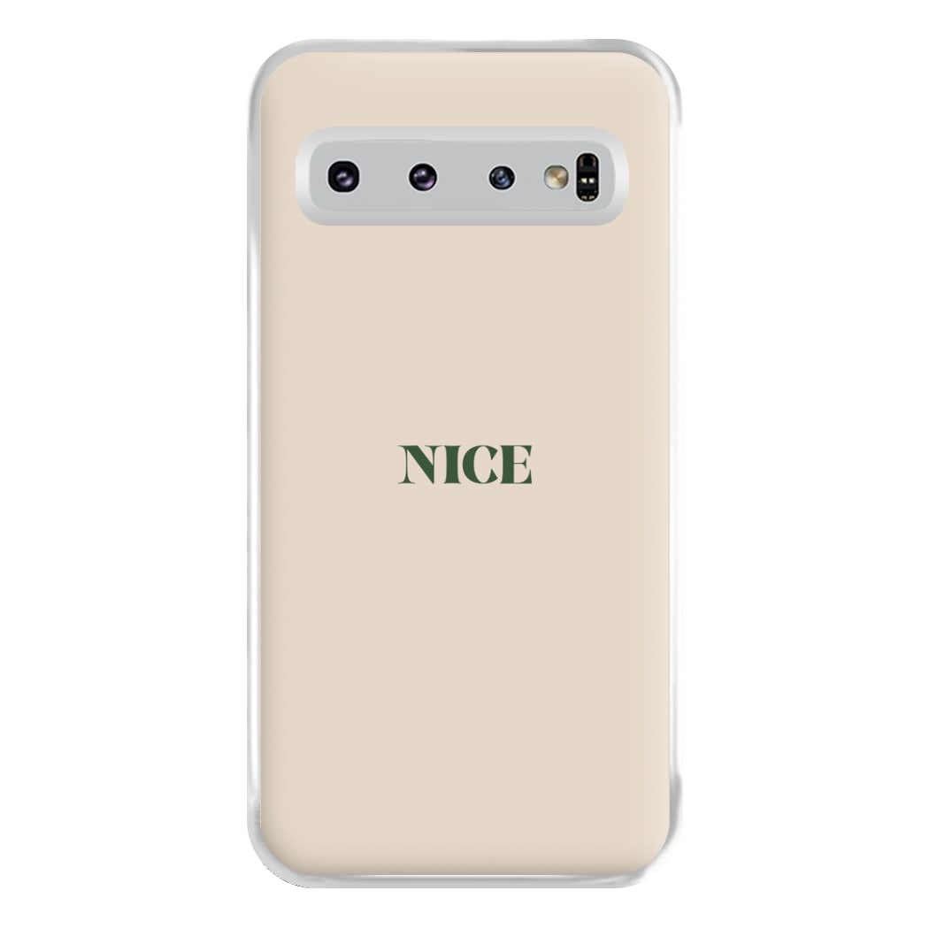 Nice - Naughty Or Nice  Phone Case for Galaxy S10 Plus