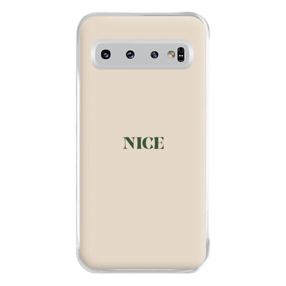 Nice - Naughty Or Nice  Phone Case for Galaxy S10 Plus