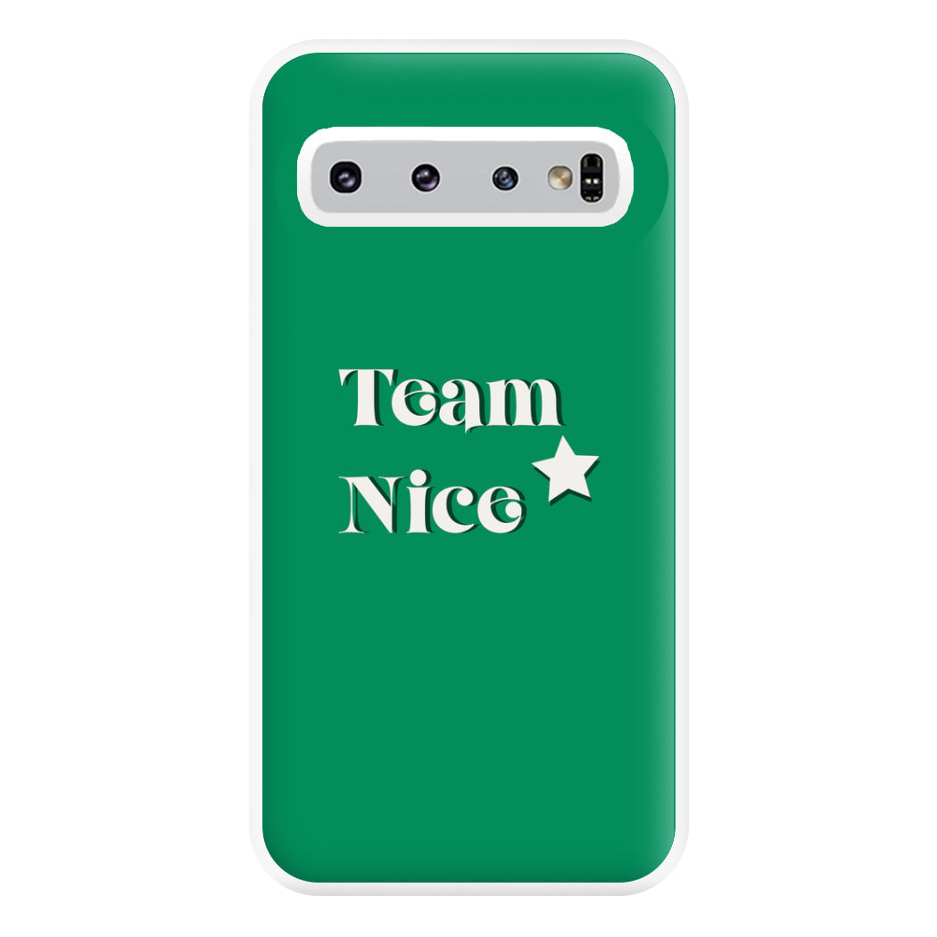 Team Nice - Naughty Or Nice  Phone Case for Galaxy S10 Plus