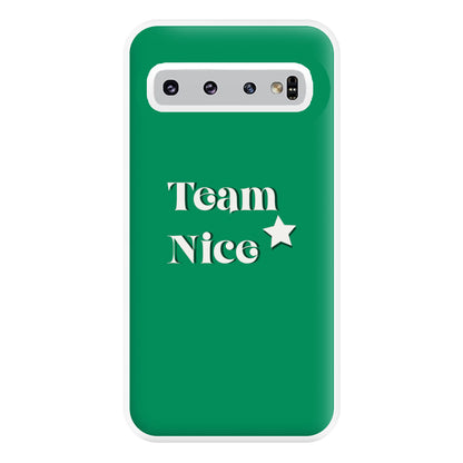 Team Nice - Naughty Or Nice  Phone Case for Galaxy S10 Plus