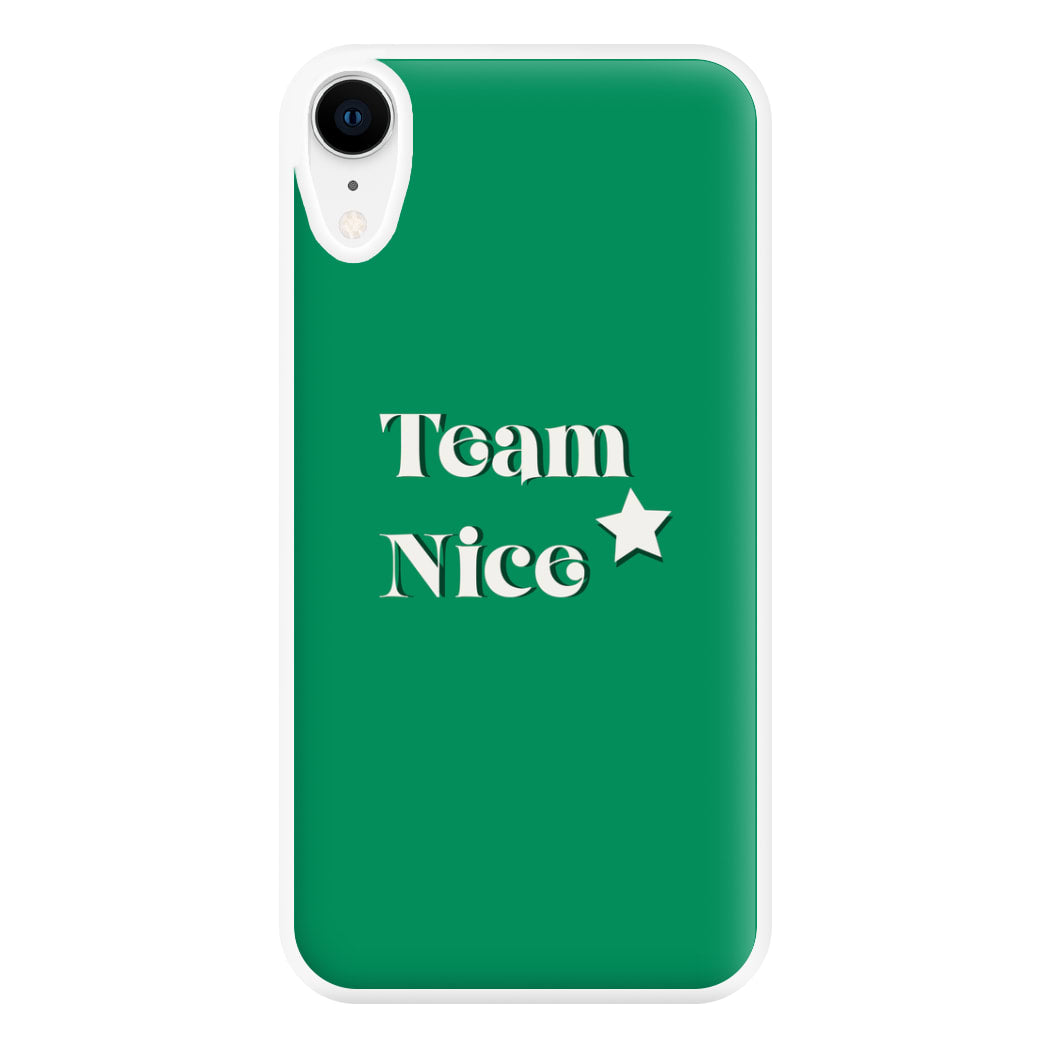 Team Nice - Naughty Or Nice  Phone Case for iPhone XR