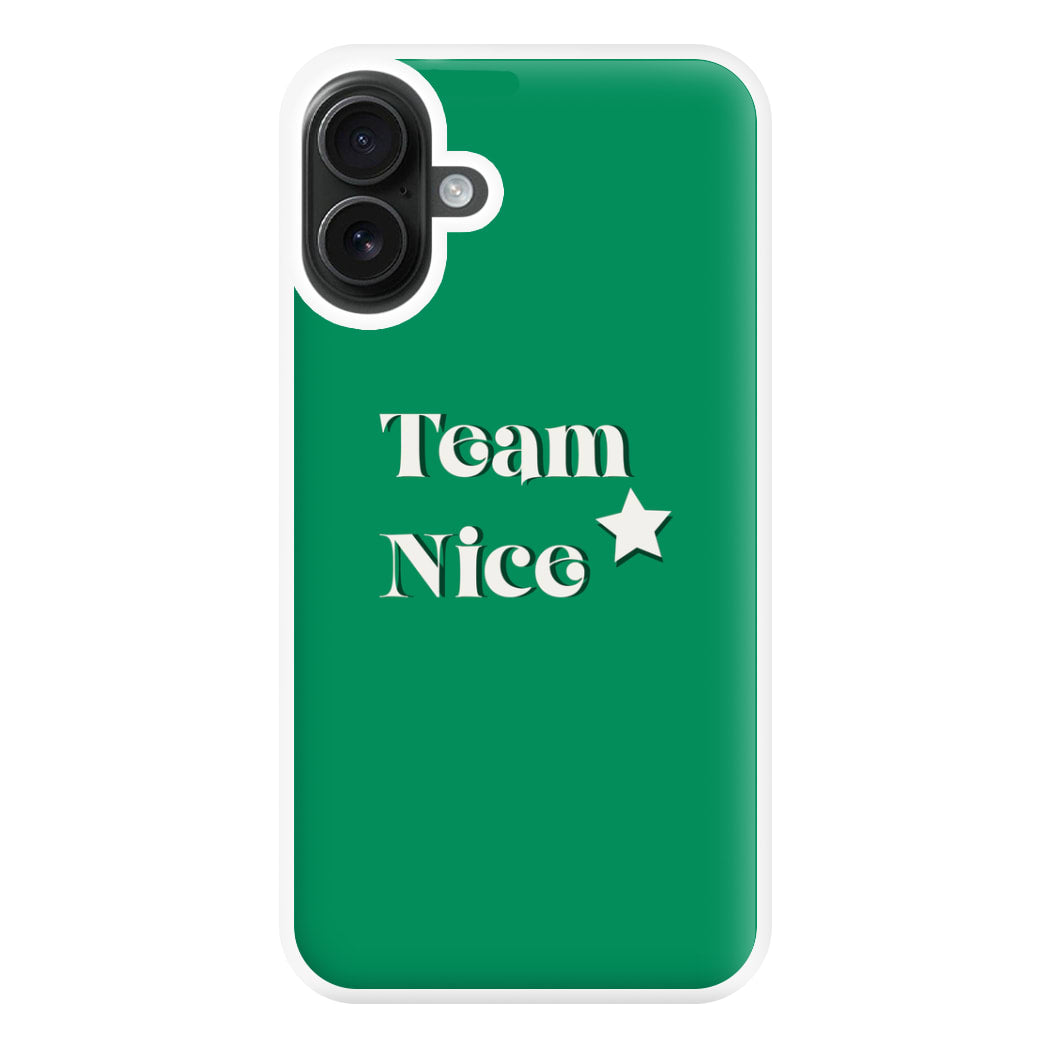 Team Nice - Naughty Or Nice  Phone Case for iPhone 16 Plus