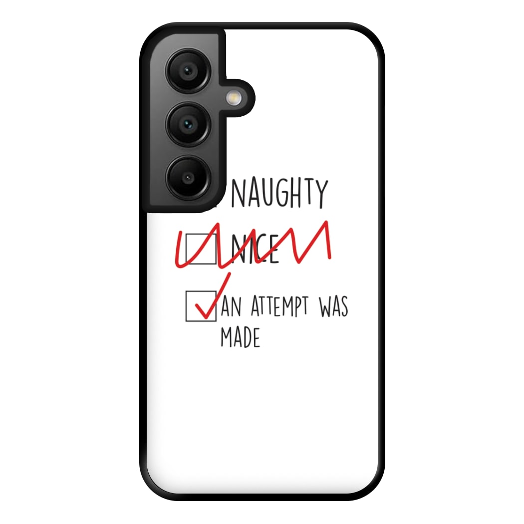 An Attempt Was Made - Naughty Or Nice  Phone Case for Google Pixel 8