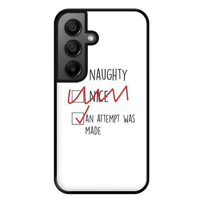 An Attempt Was Made - Naughty Or Nice  Phone Case for Google Pixel 8