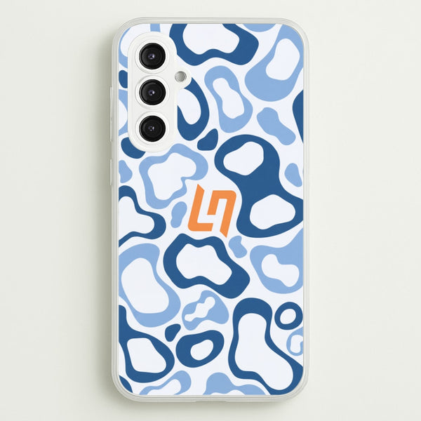 Lando Norris Helment Pattern - Blue Phone Case - Galaxy S23FE / Standard