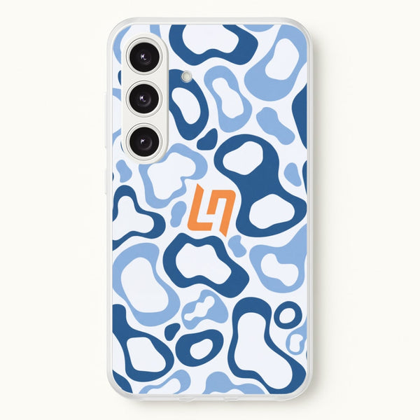 Lando Norris Helment Pattern - Blue Phone Case - Galaxy S24 Plus / Standard