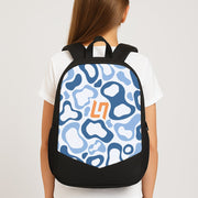 Norris Helmet Pattern - Blue Backpack 3