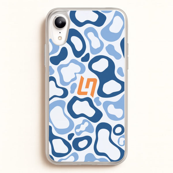 Lando Norris Helment Pattern - Blue Phone Case - iPhone XR / Standard