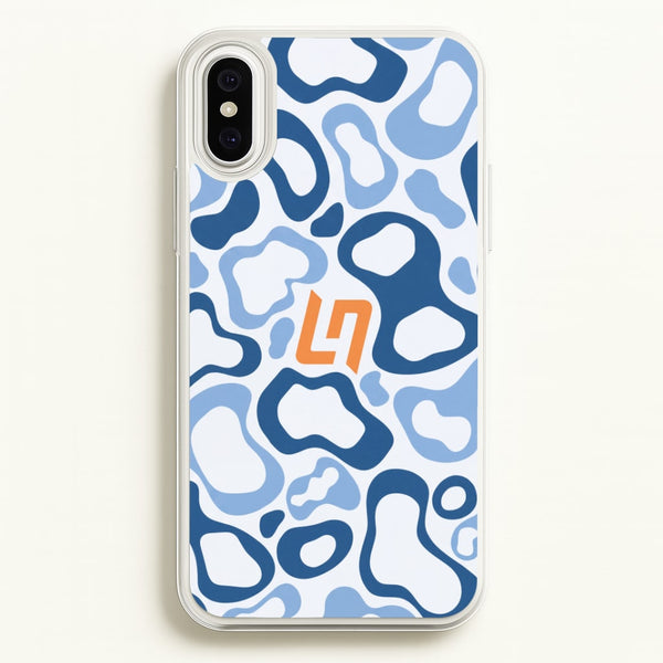Lando Norris Helment Pattern - Blue Phone Case - iPhone XS Max / Standard