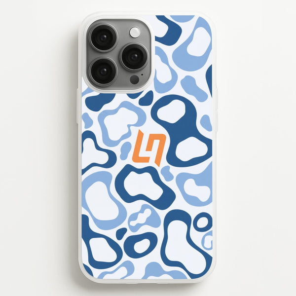 Lando Norris Helment Pattern - Blue Phone Case - iPhone 13 Pro / Standard