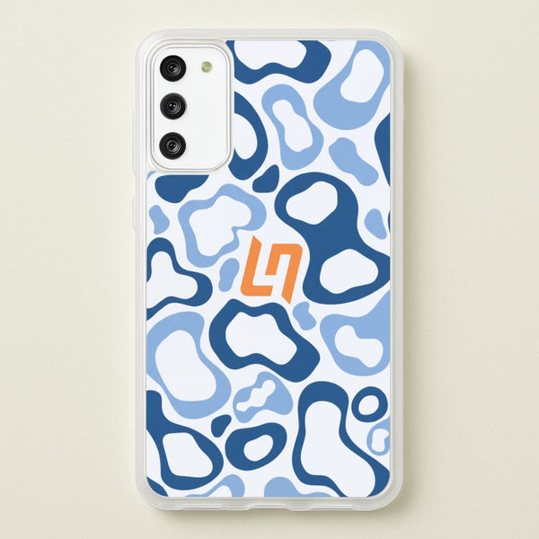 Lando Norris Helment Pattern - Blue Phone Case - Galaxy S20FE / Standard